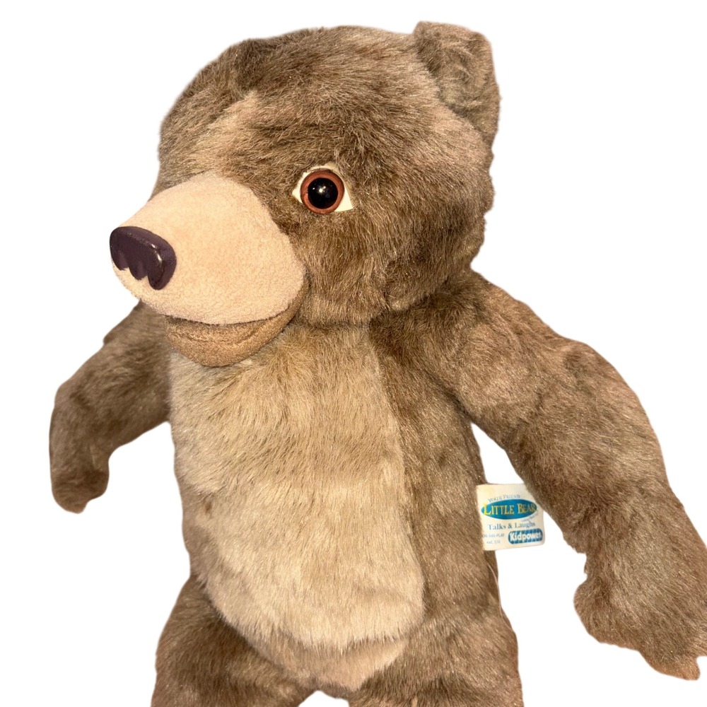 Talking Plush Toy Vintage 98 Maurice Sendak Kids 17in Brown Little Bear Kidpower